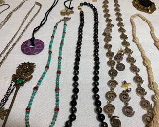 Sterling necklaces, jewelry