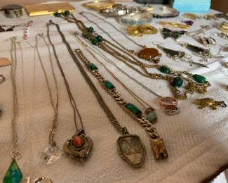 Sterling necklaces, jewelry