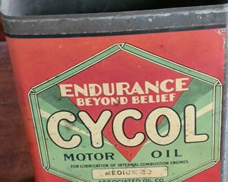 Rare Cycol Oil Can