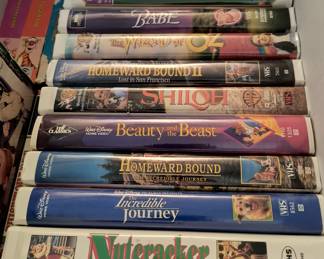 Lots of VHS Childrens Tapes