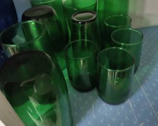 Vintage Green glasses