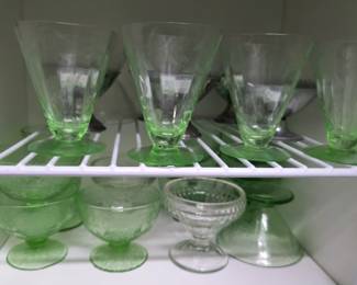 Lots of Depression Glass