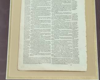 Page from a 1600 Bible