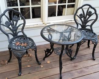 Metal Bistro Set