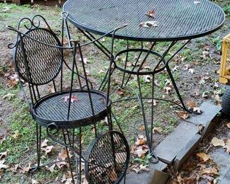 Metal Bistro Set
