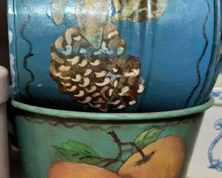 Hand Painted Buckets