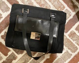 Vintage Gucci ballistic fabric purse