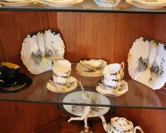 Shelley Queen Anne sunrise & trees