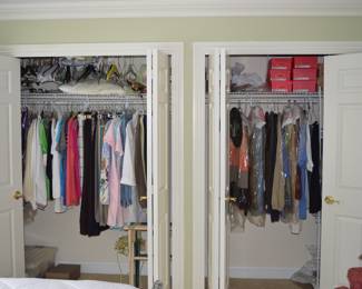 LOTS of ladies & men's clothing