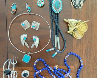 some turquoise jewelry 