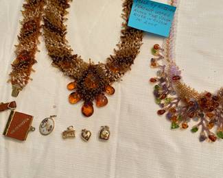 Russian crochet jewelry