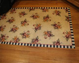 MacKenzie Childs floor mat