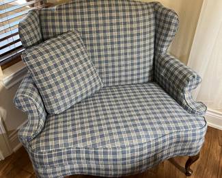 DREXEL CUSTOM UPHOLSTERED LOVE SEAT 