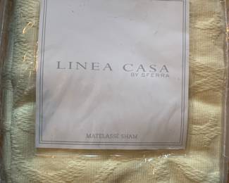 New Linea Casa by Sferra Matelasse sham