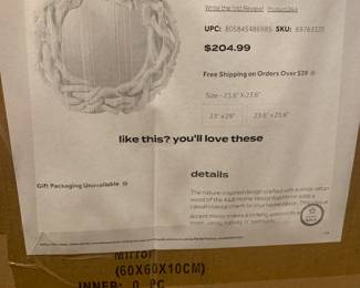 New Beautiful mirror, sea side decor