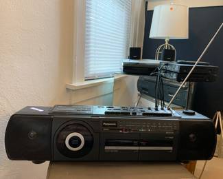 1988 Panasonic radio with CD and 2 tape spots