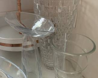 Tons of glass vases and bowls