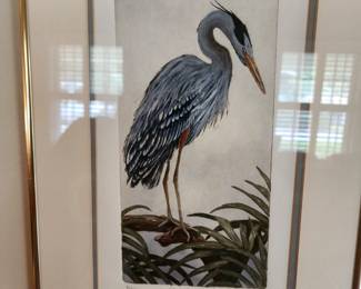 Original Heron art
