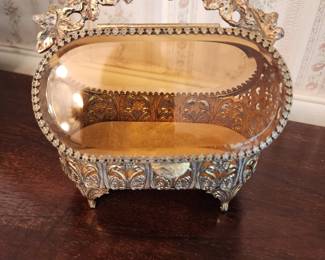 Gorgeous, very rare Victorian jewelry box