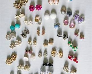 Mid Century Earring Collection 