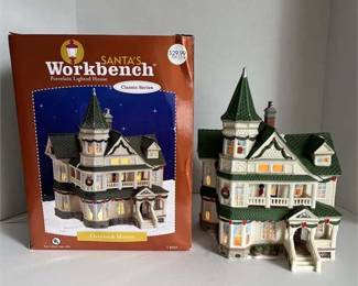 Santas Lighted Workbench Overlook Manor 