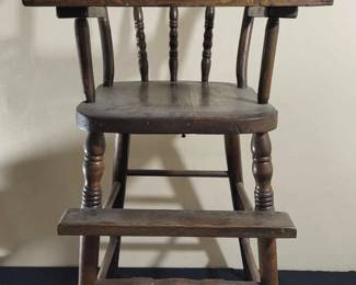 Antique Bentwood Amish Style Highchair