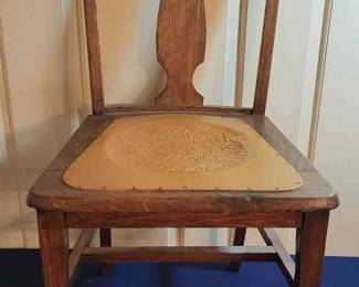 Antique Tback Oak Dining Chair