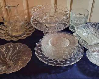 AntiqueVintage Clear Fostoria Glass Plus
