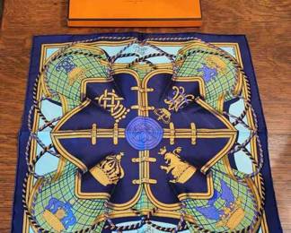 Hermes Silk Handkerchief