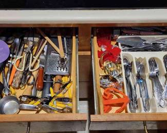 Kitchen Utensils Mystery Drawers