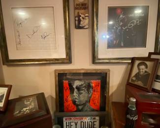 Signed Pink Floyd RogerWater Record Rolling Stones signed