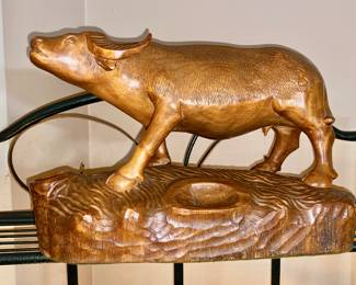 Rare bull statue 