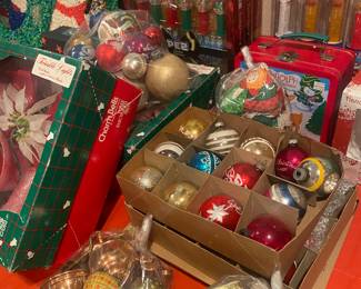 Vintage Christmas ornaments 