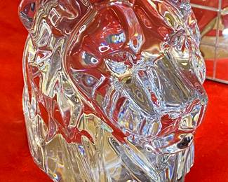 Baccarat Crystal Lion