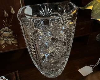 crystal vase