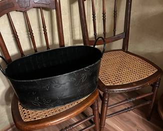 sweet cane bottom chairs 