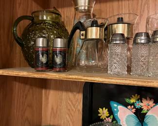 vintage pitcher, coffee pots 