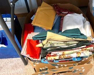 quilting pieces of fabric