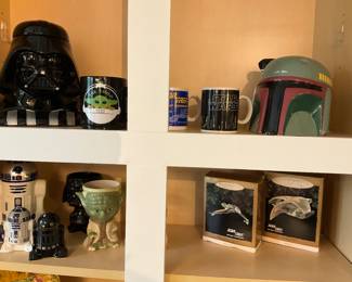 Star Wars, Cookie Jar, Salt & Pepper, Coffee Mugs, 