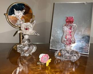 Vintage, perfume bottles