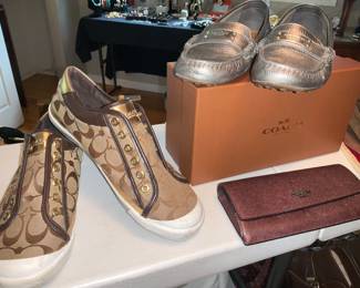 Women's shoes, Coach shoes, wallet 