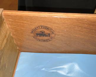 Vintage, Bassett, blonde bedroom furniture.  