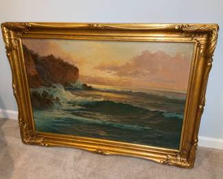 Antique. Oli  painting 