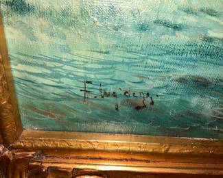 Antique, oil paintings 