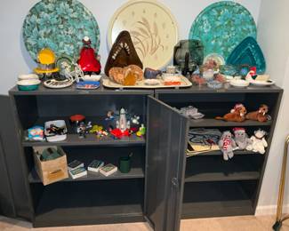 Vintage, metal trays, ashtrays 