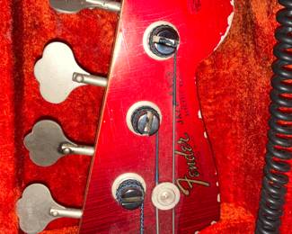 Vintage, Fender, Jazz Bass, serial # L87841. Because of the large interest in both the Fender and the Gibson Guitar from around the country, we have elected to go to a sealed bid. They will will be available for preview till Saturday 1pm .