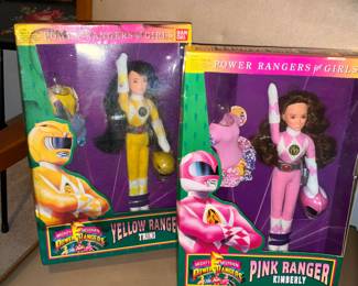 Toys, vintage Power Rangers 