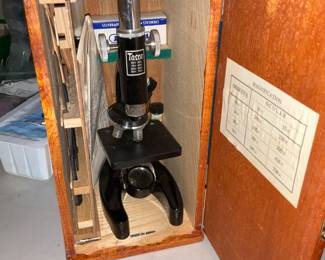 Vintage, Tasco microscope