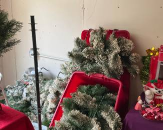 Flocked Christmas Tree