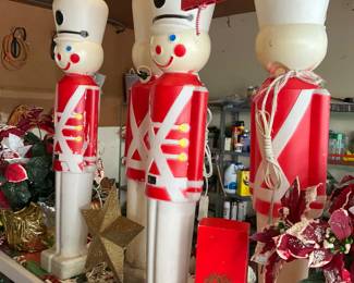 Vintage, Christmas  blowmolds 